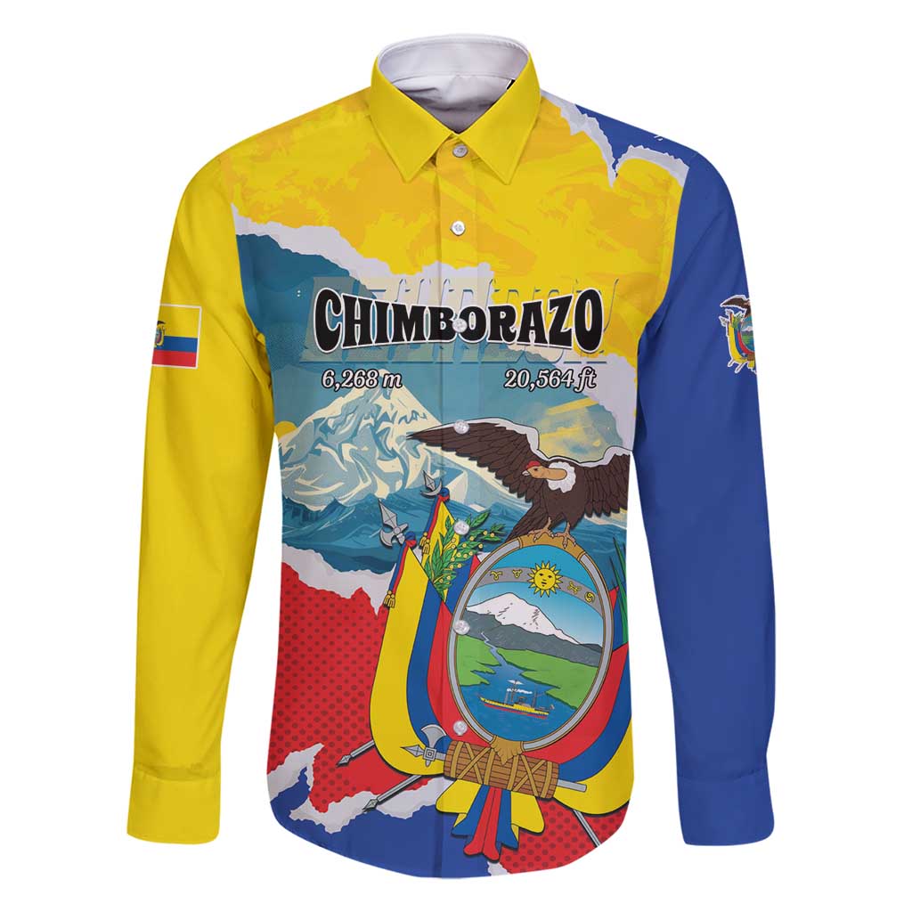 Personalized Ecuador Chimborazo Mountain Family Matching Tank Maxi Dress and Hawaiian Shirt La Sultana de Los Andes