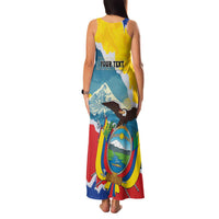 Personalized Ecuador Chimborazo Mountain Family Matching Tank Maxi Dress and Hawaiian Shirt La Sultana de Los Andes