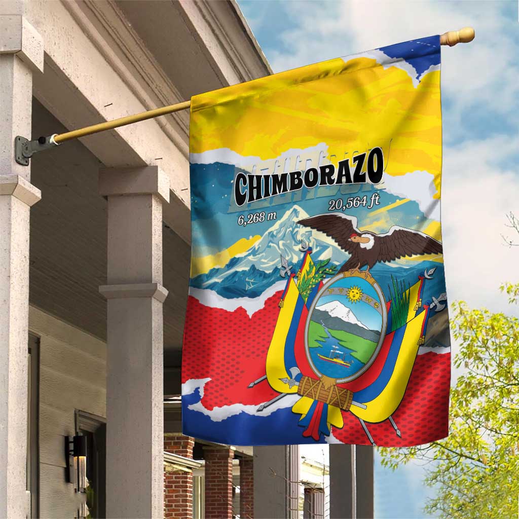 Ecuador Chimborazo Mountain Garden Flag La Sultana de Los Andes