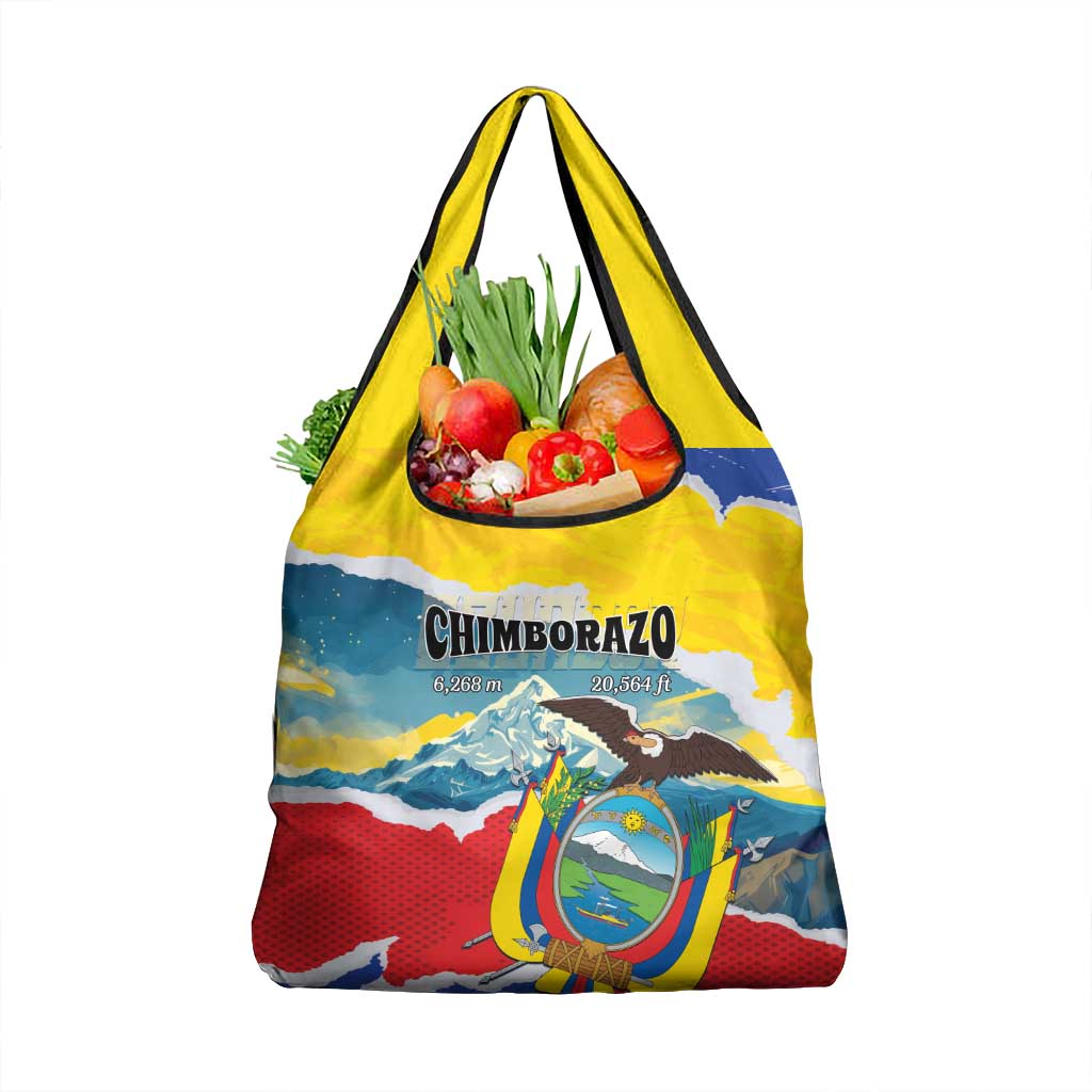 Ecuador Chimborazo Mountain Grocery Bag La Sultana de Los Andes
