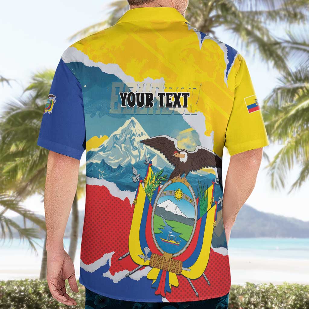 Personalized Ecuador Chimborazo Mountain Hawaiian Shirt La Sultana de Los Andes
