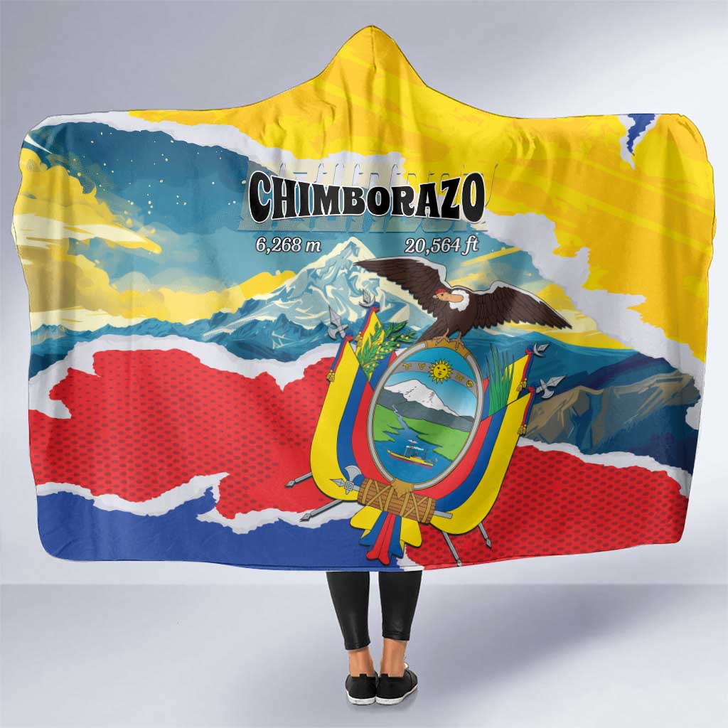Ecuador Chimborazo Mountain Hooded Blanket La Sultana de Los Andes
