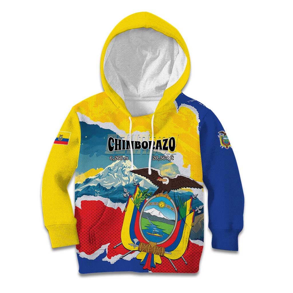 Personalized Ecuador Chimborazo Mountain Kid Hoodie La Sultana de Los Andes