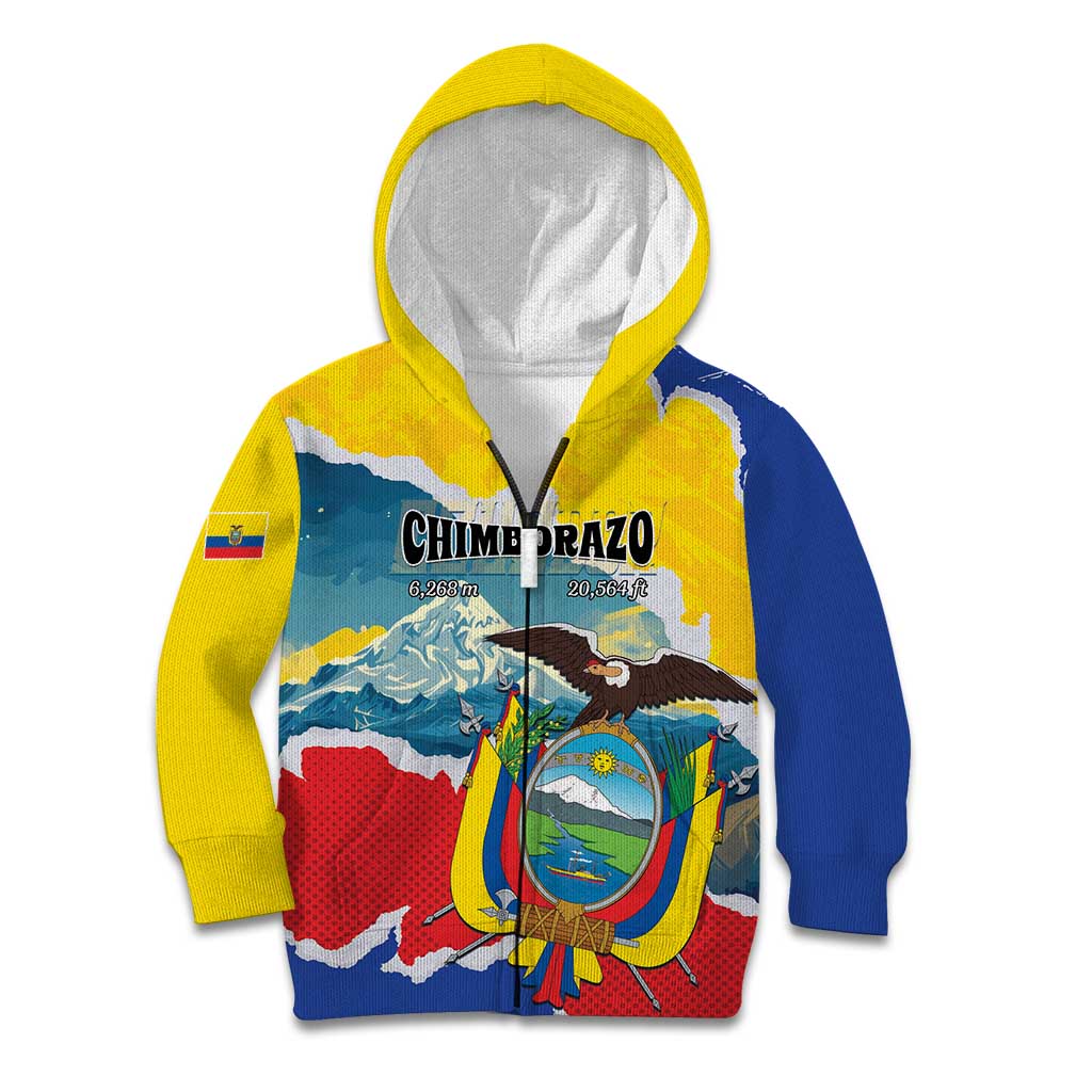 Personalized Ecuador Chimborazo Mountain Kid Hoodie La Sultana de Los Andes