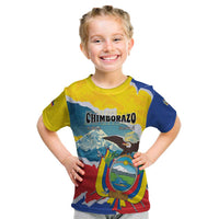 Personalized Ecuador Chimborazo Mountain Kid T Shirt La Sultana de Los Andes