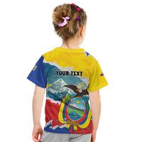 Personalized Ecuador Chimborazo Mountain Kid T Shirt La Sultana de Los Andes