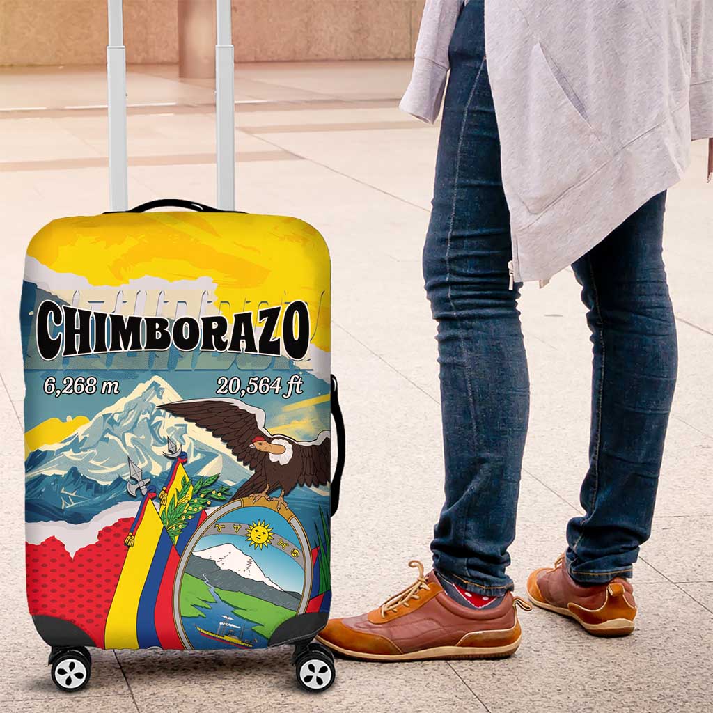 Ecuador Chimborazo Mountain Luggage Cover La Sultana de Los Andes