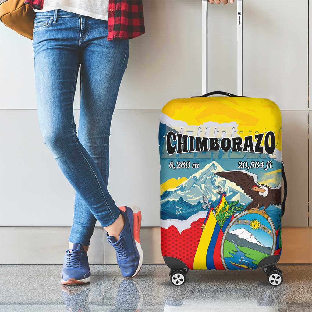 Ecuador Chimborazo Mountain Luggage Cover La Sultana de Los Andes