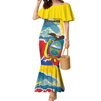 Personalized Ecuador Chimborazo Mountain Mermaid Dress La Sultana de Los Andes