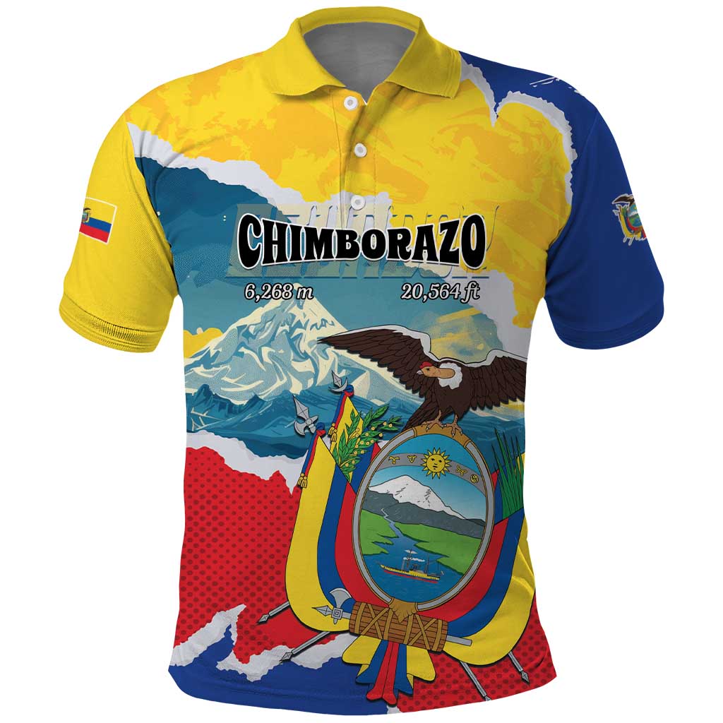 Personalized Ecuador Chimborazo Mountain Polo Shirt La Sultana de Los Andes