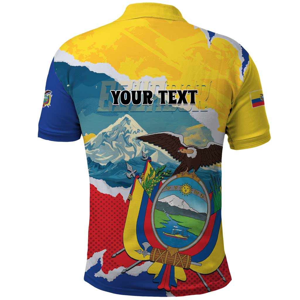 Personalized Ecuador Chimborazo Mountain Polo Shirt La Sultana de Los Andes