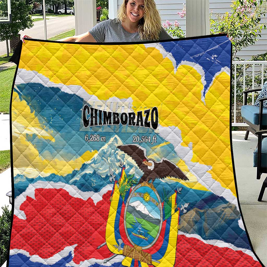 Ecuador Chimborazo Mountain Quilt La Sultana de Los Andes
