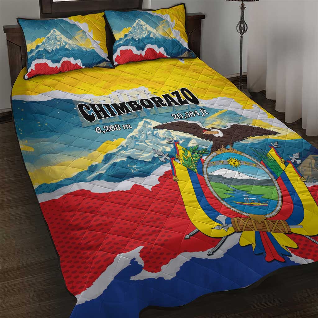 Ecuador Chimborazo Mountain Quilt Bed Set La Sultana de Los Andes