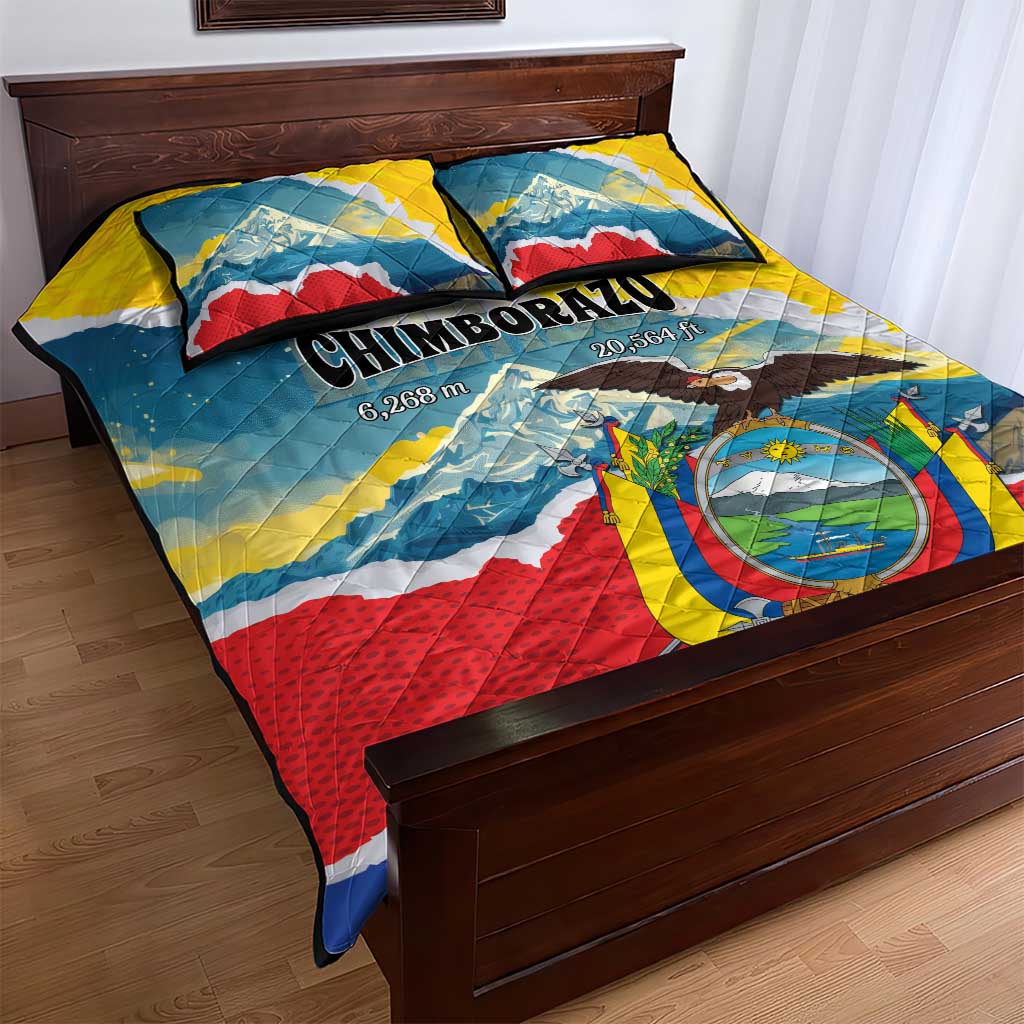 Ecuador Chimborazo Mountain Quilt Bed Set La Sultana de Los Andes