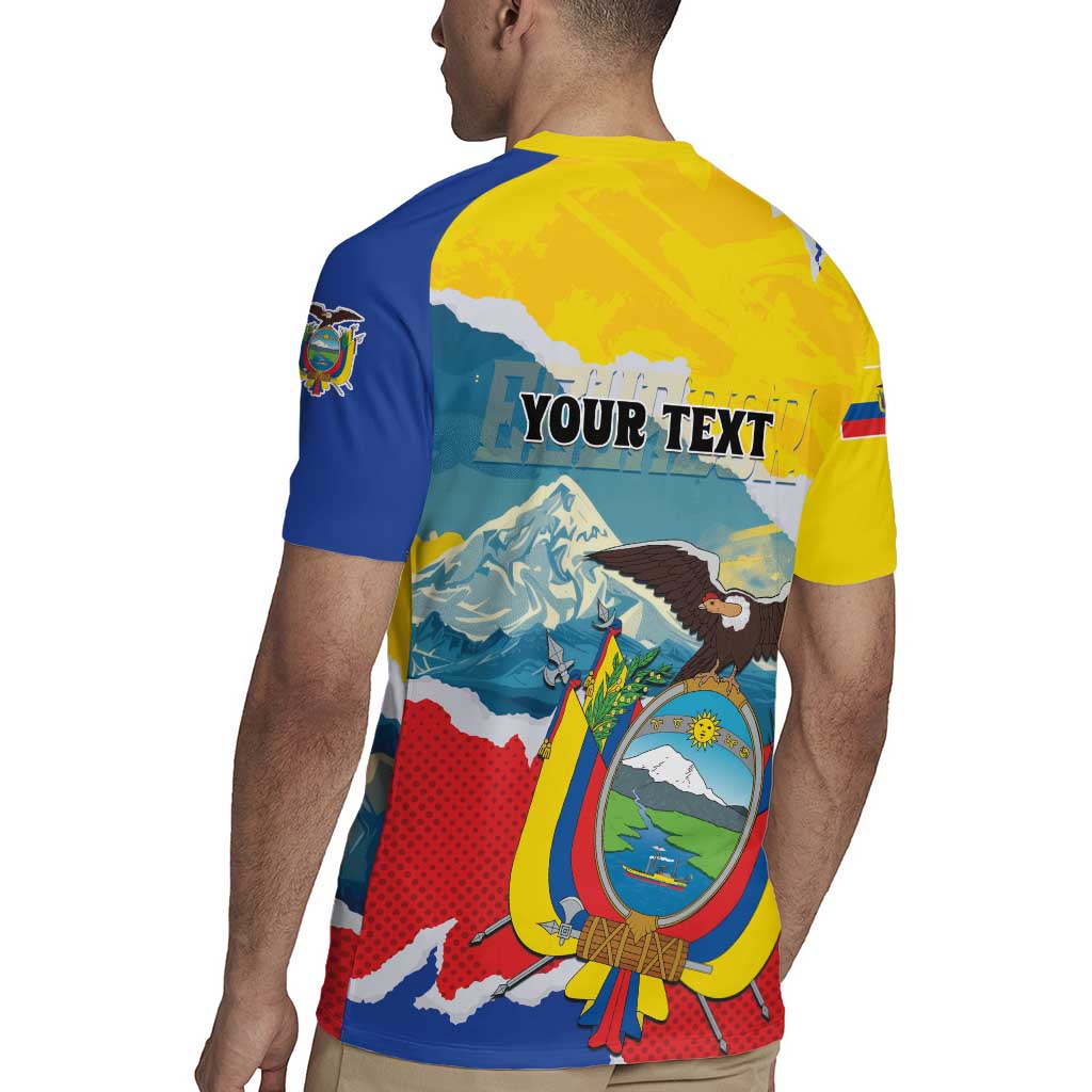Personalized Ecuador Chimborazo Mountain Rugby Jersey La Sultana de Los Andes