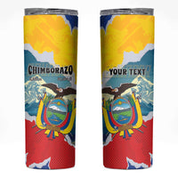Personalized Ecuador Chimborazo Mountain Skinny Tumbler La Sultana de Los Andes