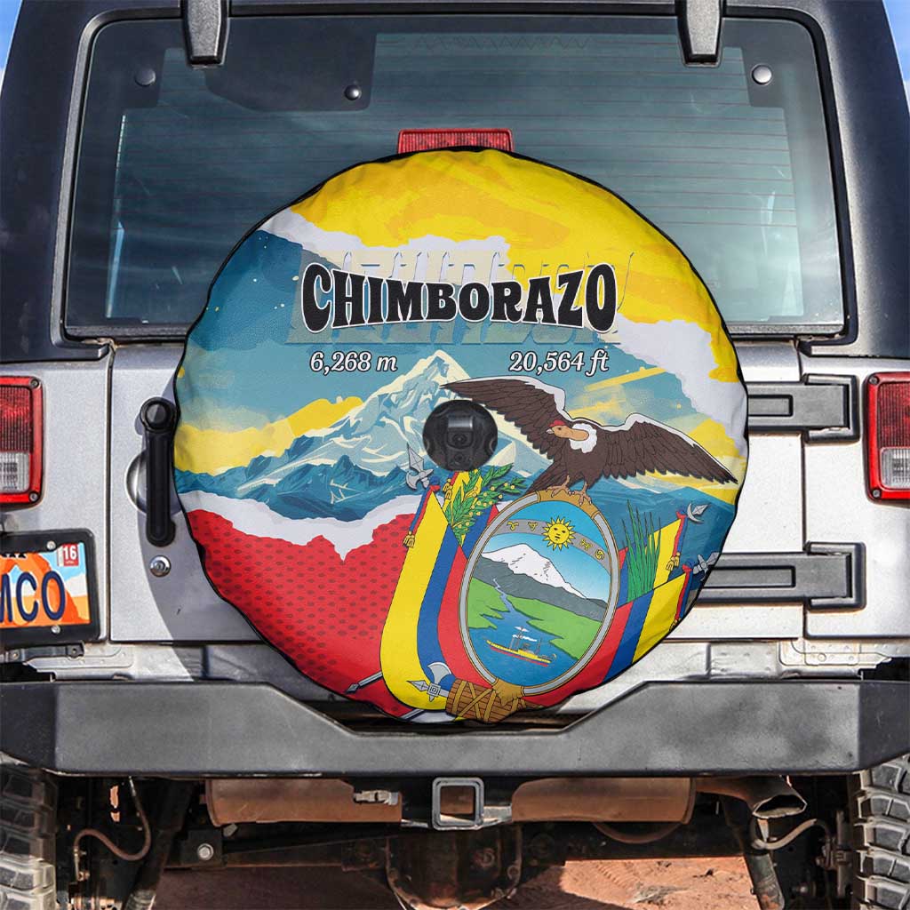 Ecuador Chimborazo Mountain Spare Tire Cover La Sultana de Los Andes