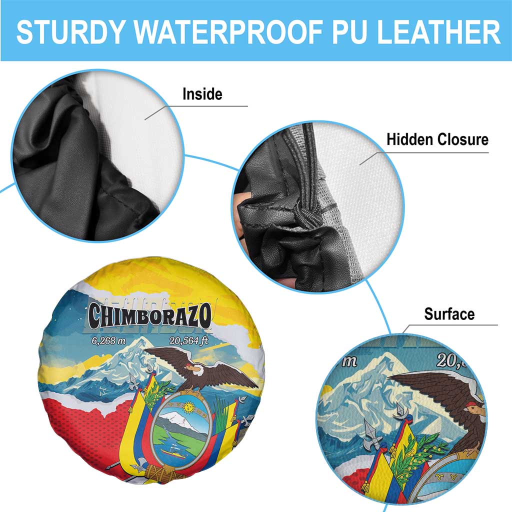 Ecuador Chimborazo Mountain Spare Tire Cover La Sultana de Los Andes