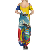 Personalized Ecuador Chimborazo Mountain Summer Maxi Dress La Sultana de Los Andes