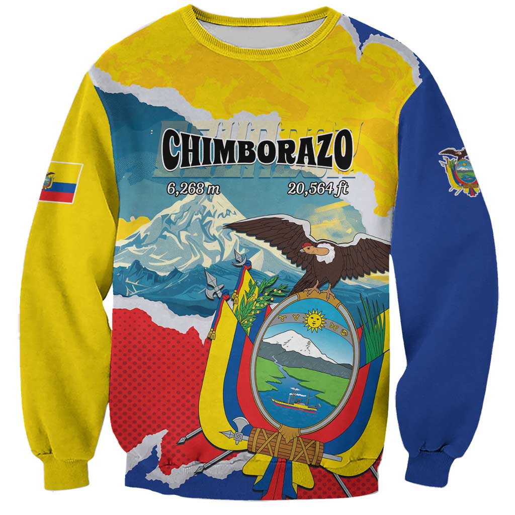 Personalized Ecuador Chimborazo Mountain Sweatshirt La Sultana de Los Andes