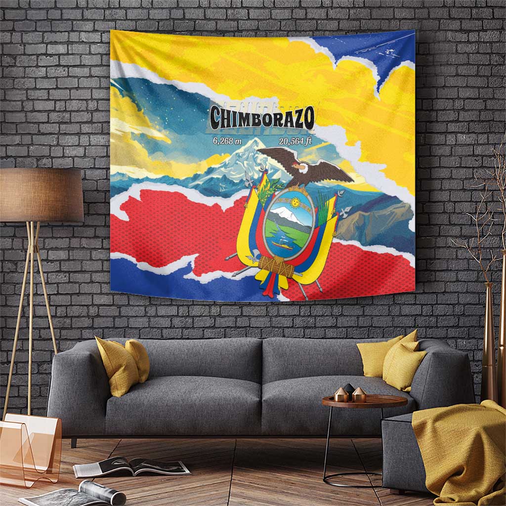 Ecuador Chimborazo Mountain Tapestry La Sultana de Los Andes