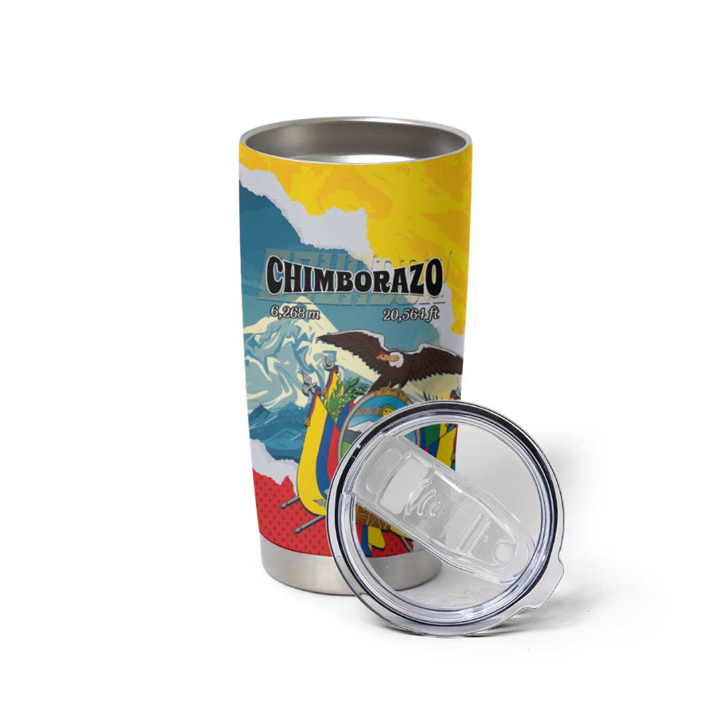 Personalized Ecuador Chimborazo Mountain Tumbler Cup La Sultana de Los Andes
