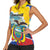 Personalized Ecuador Chimborazo Mountain Women Sleeveless Polo Shirt La Sultana de Los Andes