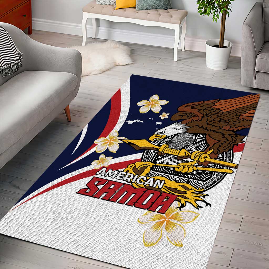 American Samoa Area Rug Amerika Samoa Bald Eagle