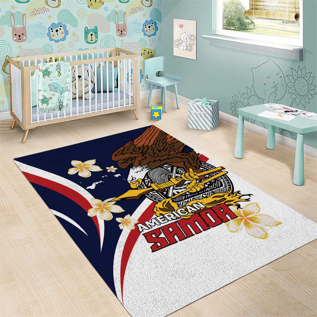 American Samoa Area Rug Amerika Samoa Bald Eagle