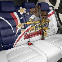 American Samoa Back Car Seat Cover Amerika Samoa Bald Eagle