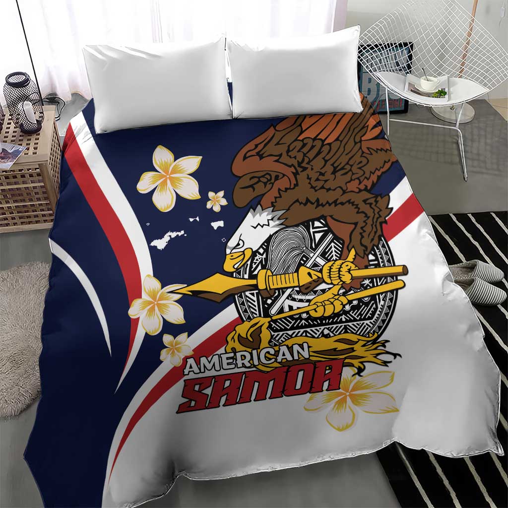 American Samoa Bedding Set Amerika Samoa Bald Eagle