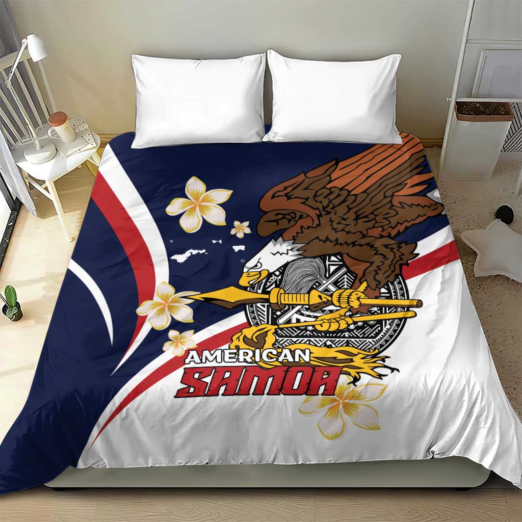 American Samoa Bedding Set Amerika Samoa Bald Eagle