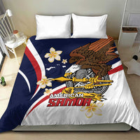 American Samoa Bedding Set Amerika Samoa Bald Eagle