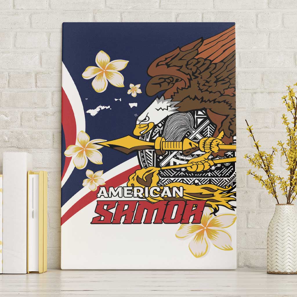 American Samoa Canvas Wall Art Amerika Samoa Bald Eagle