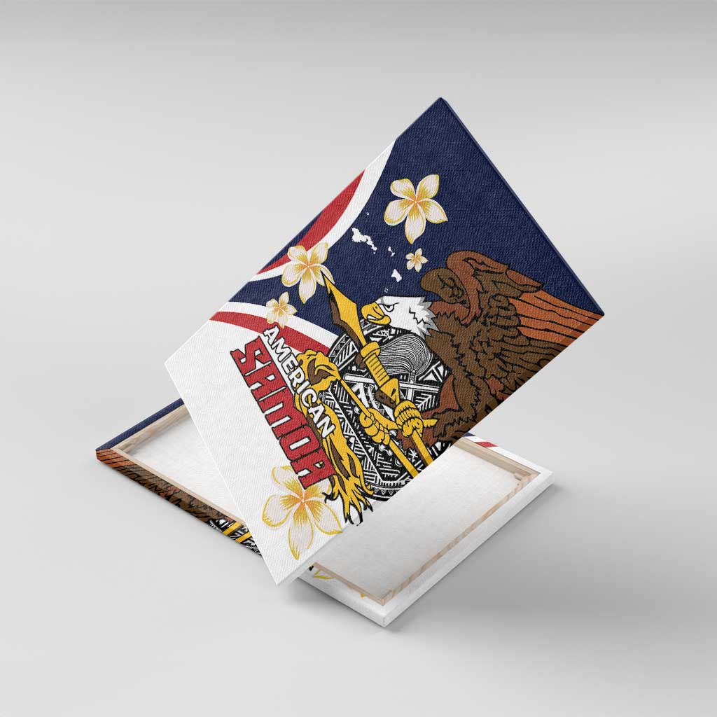 American Samoa Canvas Wall Art Amerika Samoa Bald Eagle