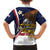 Personalized American Samoa Family Matching Off Shoulder Maxi Dress and Hawaiian Shirt Amerika Samoa Bald Eagle