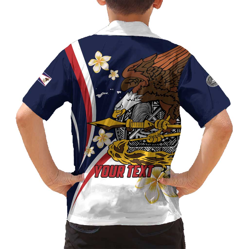 Personalized American Samoa Family Matching Tank Maxi Dress and Hawaiian Shirt Amerika Samoa Bald Eagle
