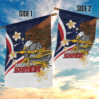 American Samoa Garden Flag Amerika Samoa Bald Eagle