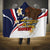 American Samoa Hooded Blanket Amerika Samoa Bald Eagle