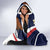 American Samoa Hooded Blanket Amerika Samoa Bald Eagle
