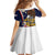Personalized American Samoa Kid Short Sleeve Dress Amerika Samoa Bald Eagle