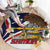 American Samoa Round Carpet Amerika Samoa Bald Eagle