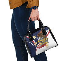 American Samoa Shoulder Handbag Amerika Samoa Bald Eagle
