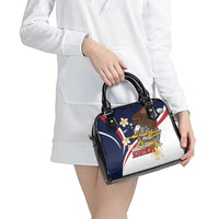 American Samoa Shoulder Handbag Amerika Samoa Bald Eagle