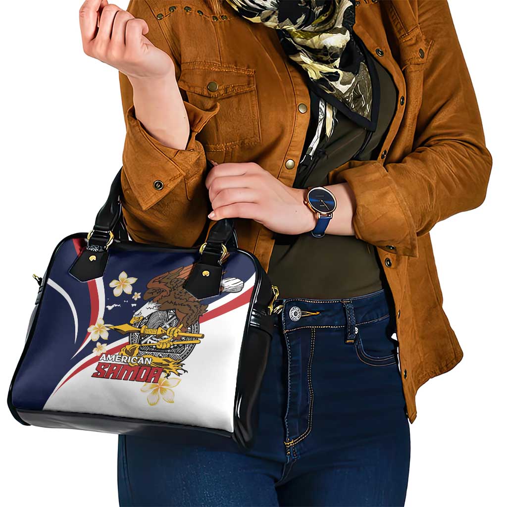 American Samoa Shoulder Handbag Amerika Samoa Bald Eagle