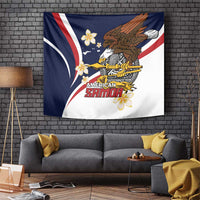 American Samoa Tapestry Amerika Samoa Bald Eagle