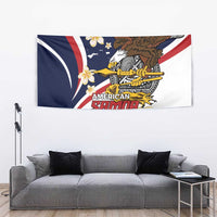 American Samoa Tapestry Amerika Samoa Bald Eagle