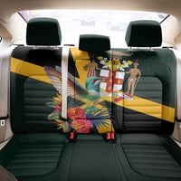 Jamaica Hummingbird Back Car Seat Cover Jumieka Tropical - Wonder Print Shop