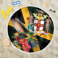 Jamaica Hummingbird Beach Blanket Jumieka Tropical - Wonder Print Shop