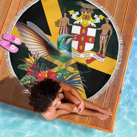 Jamaica Hummingbird Beach Blanket Jumieka Tropical - Wonder Print Shop